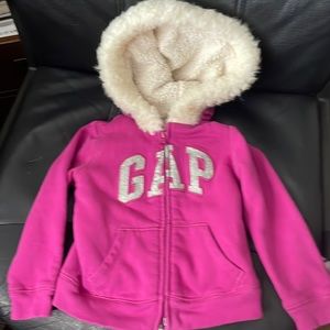 Baby gap sweat shirt jacket with hood size 3 years